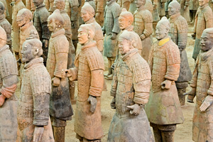 terra cotta warriors - xian, china